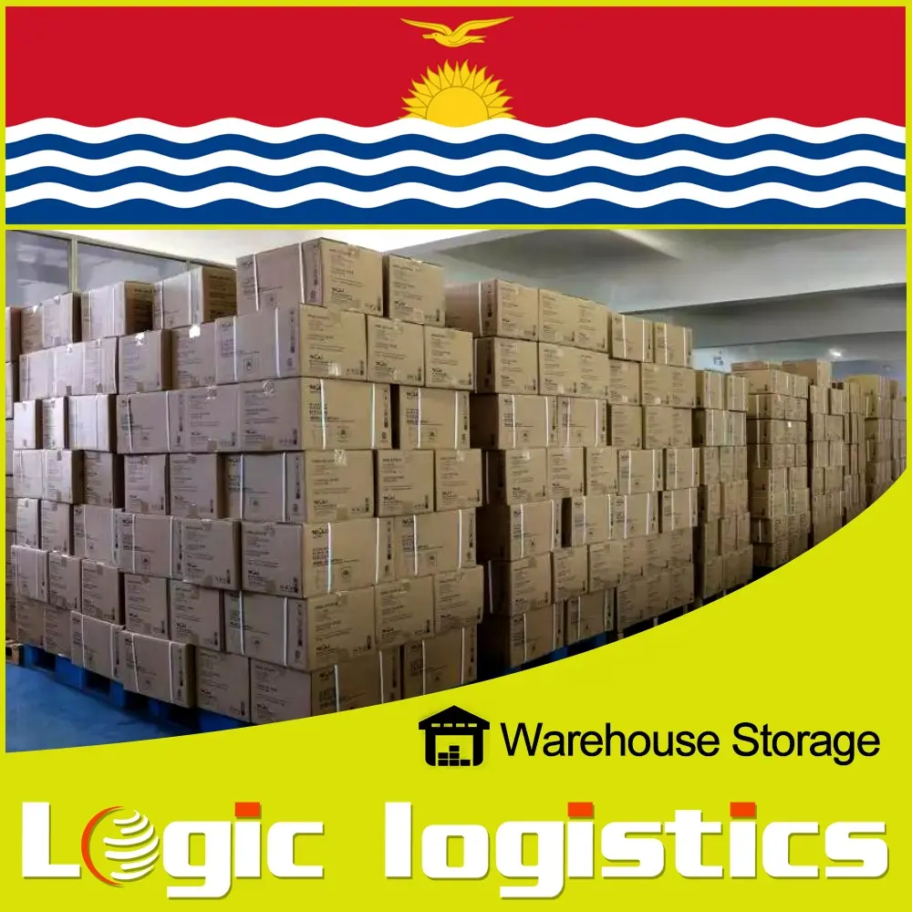 Servicios de almacenamiento de almacén y consolidación de paquetes de agente de China a Kiribati