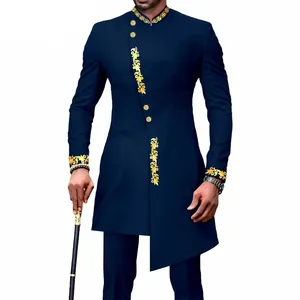 1516 afrika erkek giyim 26 renk 2 parça suit erkekler için pantolon kıyafetleri ile setleri dashiki yerli afrika erkek giysileri