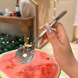 Fourchette-cuillère créative Premium SS, 2-en-1, polyvalente pour salades, pâtes, desserts, fruits et gâteaux, pour la maison et les restaurants - Product Image 1