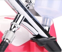 BT-20 20CC Mini Kit de compresseur d'aérographe Ensemble de pistolet à peinture/teinture capillaire personnalisé Matériau en cuivre rechargeable du fournisseur chinois