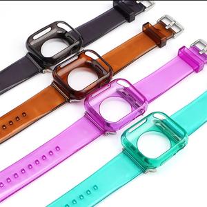 <span class=keywords><strong>Correa</strong></span> transparente para <span class=keywords><strong>reloj</strong></span> de pulsera, funda transparente para <span class=keywords><strong>Apple</strong></span> <span class=keywords><strong>Watch</strong></span> con funda de TPU - Product Image 2