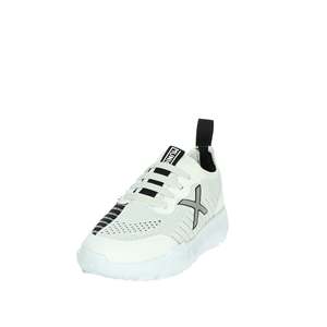 Zapatillas sin cordones para niños Munich, blancas y negras, talla 29, de lona, modernas. - Product Image 6