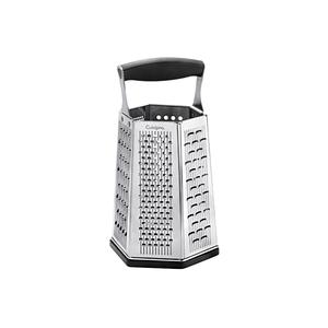 Râpe de cuisine Cuisipro 7 en 1 en acier inoxydable, râpe multifonction pour fromage, légumes et plus encore - Product Image 1