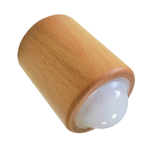 ลูกกลิ้งนวดหน้าและผิวกายแบบมือถือ ทำจากหยกขาวธรรมชาติ - Product Image 3