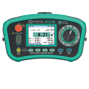 KEW 6516 เครื่องทดสอบมัลติฟังก์ชั่น เครื่องทดสอบ RCD เครื่องทดสอบความต้านทานวงจร 0-1000V 1 ระดับความแม่นยำ รับประกัน 1 ปี IP65 - Product Image 1