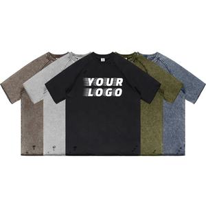 Camisetas Casuales de Cuello Redondo 100% Algodón con Estampado Personalizado al por Mayor para Hombre - Product Image 1