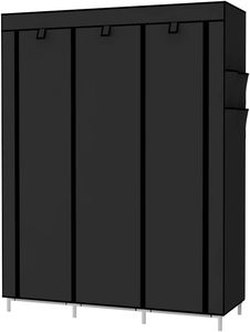 Clothes Storage Organizer Folding Storage Clothing <b>Wardrobe</b> Freestanding Closet Cloth <b>Wardrobe</b> - Product Image 3