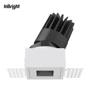 Plafonnier LED COB carré sans cadre, double tête, 2x8W, 2x18W, 2x25W, étanche IP65, <span class=keywords><strong>anti</strong></span>-éblouissement, pour hôtel et usage industriel - Product Image 6