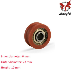 Nhà Máy Trực Tiếp Nhựa <span class=keywords><strong>Nylon</strong></span> Ròng Rọc Bánh Xe Lăn Mang Cửa Sổ Cửa Cổng Bánh Xe Phù Hợp - Product Image 2