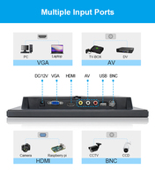 10-Zoll-TFT-PC-LED-Auto-LCD-Monitor im kleinen Format mit kapazitivem Touch für HDMI-Lautsprecher für den industriellen Desktop-Einsatz
