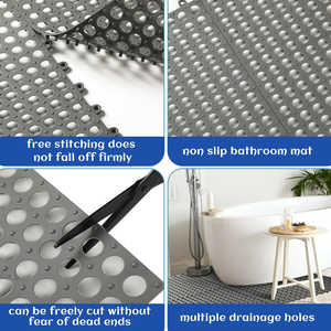 Arc-shaped Style Anti-Slip PP <b>Interlocking</b> Garage Plastic <b>Flooring</b> <b>Tiles</b> New Generation Easy to Install - Product Image 2