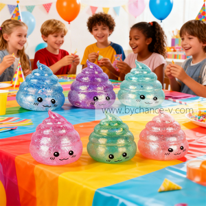 Divertente Giocattolo a Forma di Cacca da Spremere, Riempimento per Sacchetti a Sorpresa, Gadget per Feste per Bambini, Regalo Scherzo per Distributori Automatici, Giocattolo di Ricambio in Plastica a Forma di Palla - Product Image 2