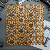 Panneau de séparation de plafond en résine naturelle tressée, bambou, acrylique transparent, rotin hexagonal, plastique, pour salle de sport, personnalisé OEM