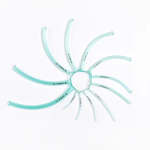 <span class=keywords><strong>Guedel</strong></span> ช่องทางเดินหายใจทางจมูกพีวีซีสีเขียวแบบใช้แล้วทิ้งทางการแพทย์สีน้ำเงิน - Product Image 5