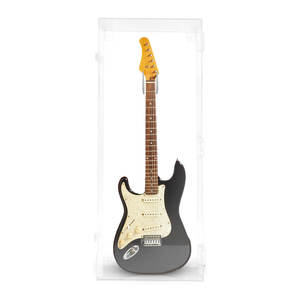 Usine en gros taille personnalisée boîte de <span class=keywords><strong>guitare</strong></span> en acrylique transparent vitrine de <span class=keywords><strong>guitare</strong></span> électrique en acrylique - Product Image 3