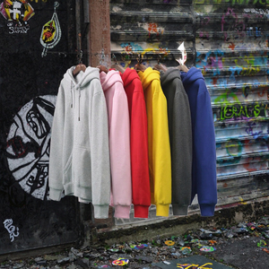 เสื้อฮู้ดโอเวอร์ไซส์แบบมีซับในสำหรับผู้ชาย สไตล์สตรีทแวร์ แขนยาว พิมพ์ลายดิจิทัล - Product Image 3