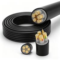 Cable de Alimentación con Aislamiento de PVC y Núcleo de Cobre para Redes de Transmisión y Distribución, Control Industrial, Protección Contra Incendios