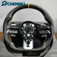 Volant de voiture en cuir synthétique suède, fourni par l'usine, pour Mercedes-Benz W212 W213 W222 W204 W205 GLA GLB GLC GLE AMGC E S G-Class