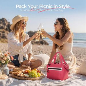 Mochila Nevera Aislada, Bolsa Nevera Suave a Prueba de Fugas, Mochila Ligera con Nevera para Almuerzo, Picnic, Senderismo, Camping, Playa, Parque - Product Image 2