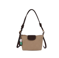 Sac à bandoulière pour femme en gros, style rétro, en daim épissé imprimé léopard, grande capacité, sac à bandoulière croisé pour femme