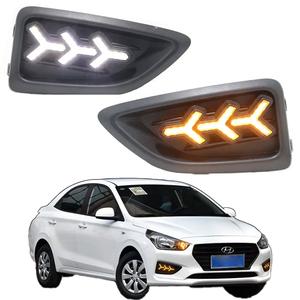 Offre Spéciale DRL pour <span class=keywords><strong>Hyundai</strong></span> solaris Verna reina <span class=keywords><strong>Accent</strong></span> <span class=keywords><strong>2017</strong></span> 2018 2020 2021 LED feux diurnes 12V conduite clignotant lampe - Product Image 1
