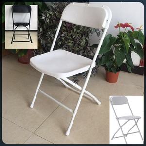 الجملة أثاث زفاف للطي كراسي زفاف أبيض كراسي بلاستيكية قابلة للطي SD-19 - Product Image 5