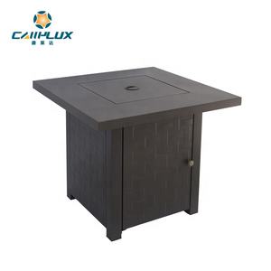 <strong>Outdoor</strong> Garden Gas <strong>Steel</strong> Fire Pit Quadrate Indoor Tabletop Warm Patio Use Cast Iron <strong>Fireplace</strong> - Product Image 1