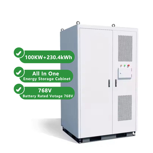 Système de stockage d'énergie solaire hybride Bibo 100KW 230kWh intégrant des systèmes de stockage d'énergie commerciaux et industriels, batterie refroidie par air - Product Image 1