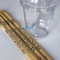Couleurs personnalisées 6MM pailles jetables en PLA pour fête thé à bulles lisse Boba Smoothie Milkshake