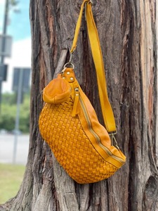 Eco Friendly Leather Sling <b>Bag</b> for Women Durable Crossbody Handbag for Travel <b>Work</b> and Daily Carry Available At Reasonable Price - Product Image 4