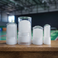 Déodorant en pierre d'alun naturel en gros, cristal minéral hypoallergénique pour peaux sensibles des aisselles