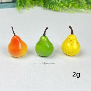 Mini Pera de Espuma, Modelo de Polifoam, Manualidades, Decoraciones de Pera Falsa, Amarillo/Verde/Rojo-Amarillo, para Accesorios de Fotografía y Juguetes - Product Image 6