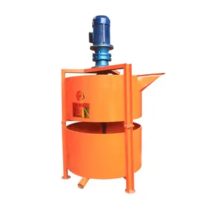 Cement Mortar Grouting Mixer With Single And Double Thickening And Large Capacity Mobile Mixing Barrel For Engineering