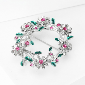 Wholesale Trendy Water Wreath Jewelry Fashion Women's Flower Brooches Plant Bag Decorative Flower <b>Badge</b> Brooch <b>Pin</b> - Product Image 3