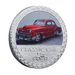 Set di Monete Vintage per <span class=keywords><strong>Auto</strong></span> <span class=keywords><strong>d</strong></span>'<span class=keywords><strong>Epoca</strong></span> Placcate Argento Colorate Gettoni Metallici Personalizzati Modello <span class=keywords><strong>Auto</strong></span> <span class=keywords><strong>d</strong></span>'<span class=keywords><strong>Epoca</strong></span> Pronta Consegna Diretta dalla Fabbrica - Product Image 3
