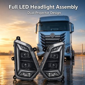 Phare avant LED complet amélioré <span class=keywords><strong>BOCO</strong></span> 2.0 pour camion Yinhe 3/5/M5 490HP, faisceau bas et faisceau haut, montage Plug <span class=keywords><strong>and</strong></span> Play, A6364 - Product Image 1