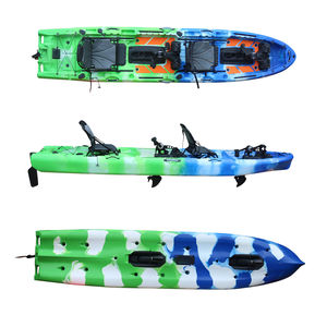 Canoë <span class=keywords><strong>de</strong></span> loisirs et <span class=keywords><strong>de</strong></span> pêche à deux <span class=keywords><strong>places</strong></span> Viking 14 pieds, double propulsion à pédales, haute qualité, vente chaude, haute performance - Product Image 4