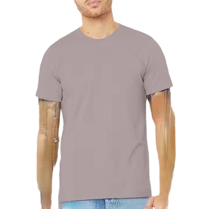 T-shirt de sport en coton pour homme grande taille, coupe ample, manches courtes, respirant, imprimé, ourlet fendu, 180 grammes, tissé, vierge - Product Image 4