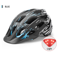 Casque de vélo tout-terrain d'extérieur CE pour vélo de montagne Casque de vélo de route pour patinage à roulettes avec lumière LED