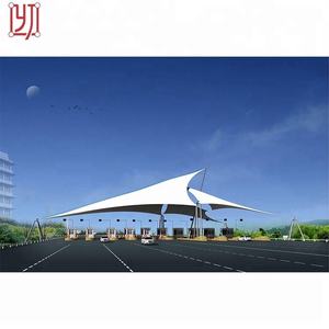 Structure de gazebo paysager Plaza avec membrane en PVDF PTFE, auvent de terrasse - Product Image 2