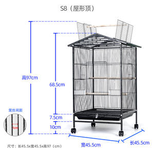 Modern yeni geldi ispinoz kuş kafesi Papagaios Aguias Para Criancas kuş yetiştiriciliği yuva demir kuş evleri - Product Image 6