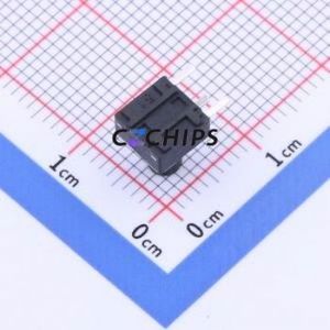 K2-1102DE-I4SW-04 Tactile Switch Bent Lead Through Hole-3P,6x6mm Switch 2.5N Right Angle Insert 6mm 6mm - Product Image 2