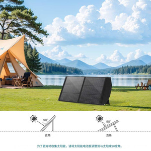 <b>Foldable</b> <b>Solar</b> <b>Panel</b> 100W Outdoor Portable Charging For Camping Hiking - Product Image 3
