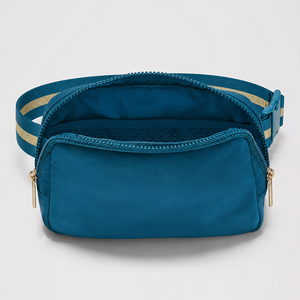 USA Warehouse Durable Nylon Waist Bag Webbing Strap Fanny Pack Phone Carrier Crossbody Bag For Outdoor Sports - Product Image 4
