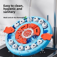 Jouet de puzzle pour chiots - Tapis olfactif amusant et distributeur de nourriture anti-ennui en plastique au design de dessin animé