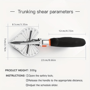Mini forbici e cesoie multifunzione per Trunking e strumenti manuali di regolazione multiangolo per il taglio - Product Image 4