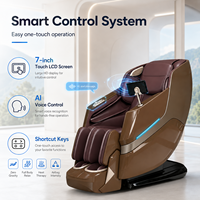 Fauteuil de massage électrique professionnel Public Panaseima Shiatsu inclinable à gravité zéro avec rail SL