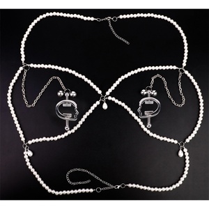 ที่หนีบหัวนม QKKQ สำหรับผู้หญิง ใช้ในกิจกรรม BDSM กระตุ้นความรู้สึก ที่หนีบหัวนมโลหะ คลิปหนีบหน้าอกแบบสวมใส่ ของเล่นทางเพศสำหรับคู่รัก - Product Image 6