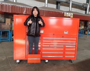 Bán Buôn 72 Inch Lớn Cán Công Cụ Tủ Ngực Phổ Biến Nhất Hội Thảo Cơ Khí Hộp Công Cụ Thiết Lập Hutch Sắt OEM Tùy Chỉnh - Product Image 4