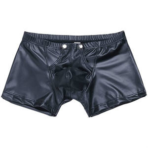 Intimo Maschile Yamamoto, Body Lingerie Sexy, Cintura di Castità, Pantaloncini in Latex Neri M/L/XL/XXL per Giochi Erotici - Product Image 5